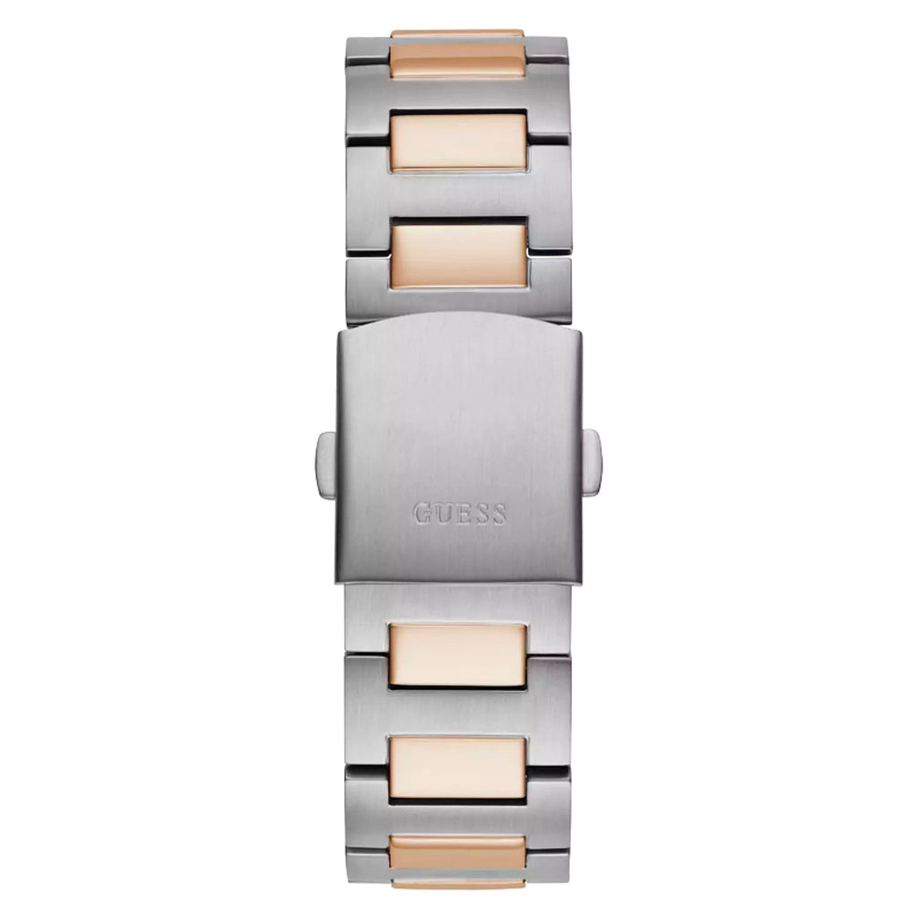 Montre Guess GW0572G4 pour homme Couleur du boîtier 2 tons - Bracelet en acier inoxydable de forme carrée