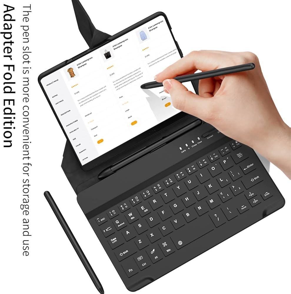 Wireless Keyboard Case + Touch Pen